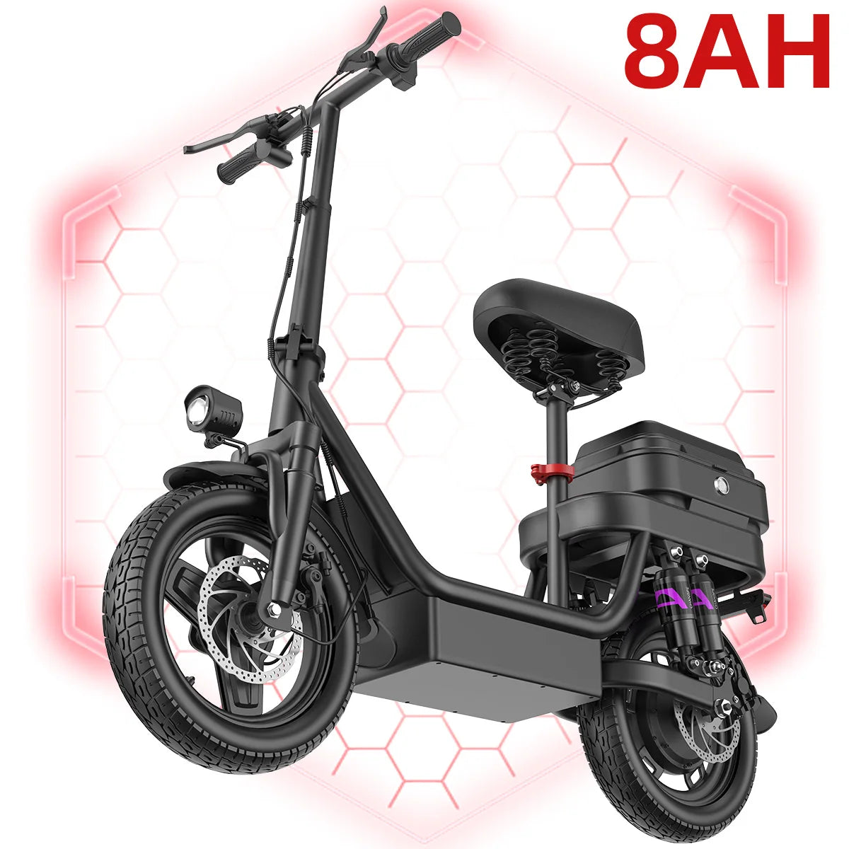 UPlee GQ8 Electric Bike With Fat Tires And Three Riding Modes