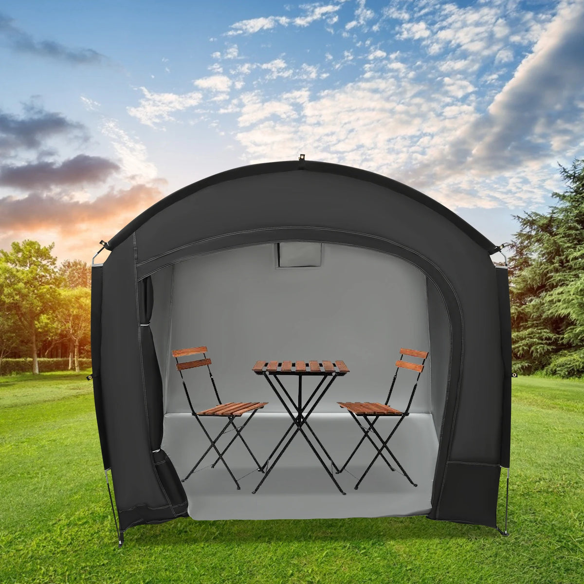 Portable Waterproof Bicycle Storage Shed Tent for Outdoor Protection