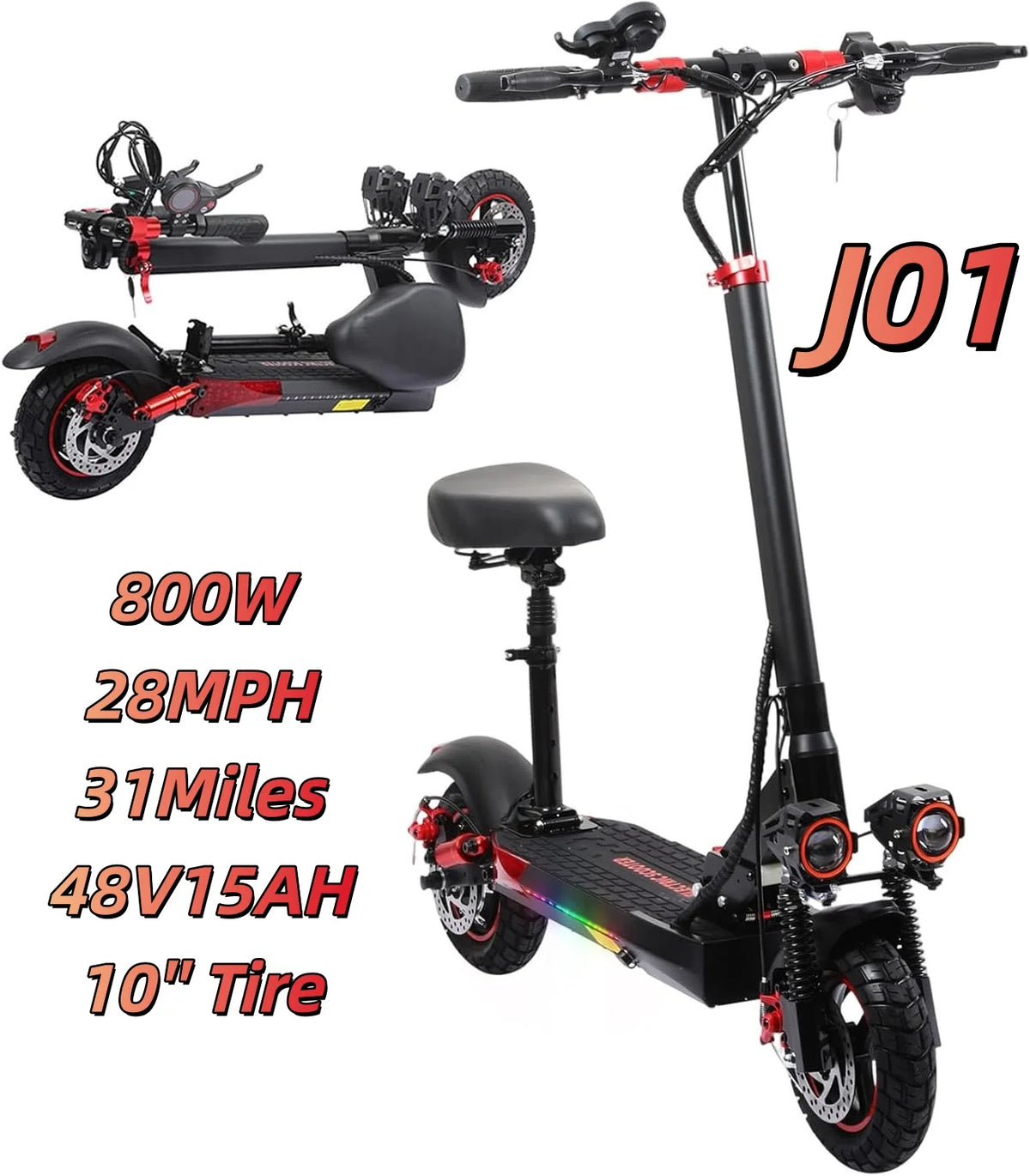 EOEOTWO 1200W Off Road Electric Scooter for Adults Long Range