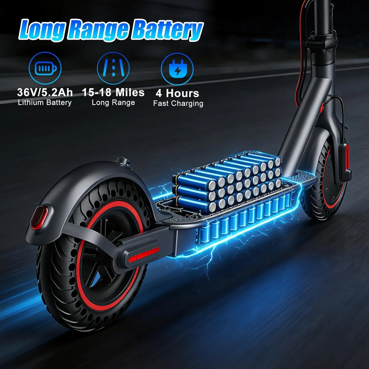 OBX Foldable Electric Scooter for Adults With App Control