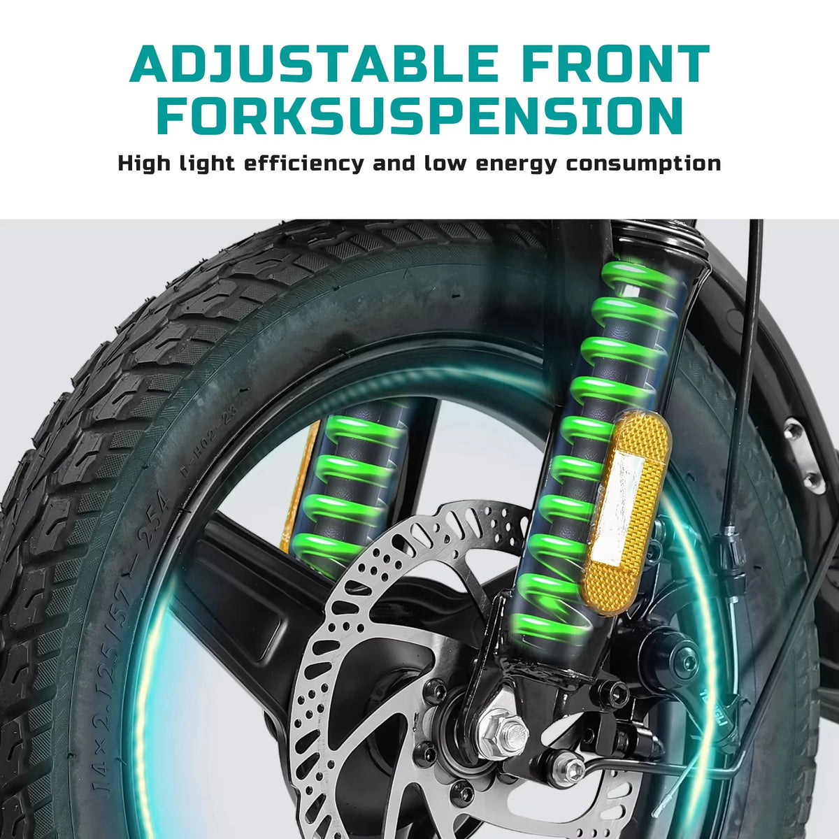 Terrosor Folding Electric Bike With 500W Motor And Detachable Battery