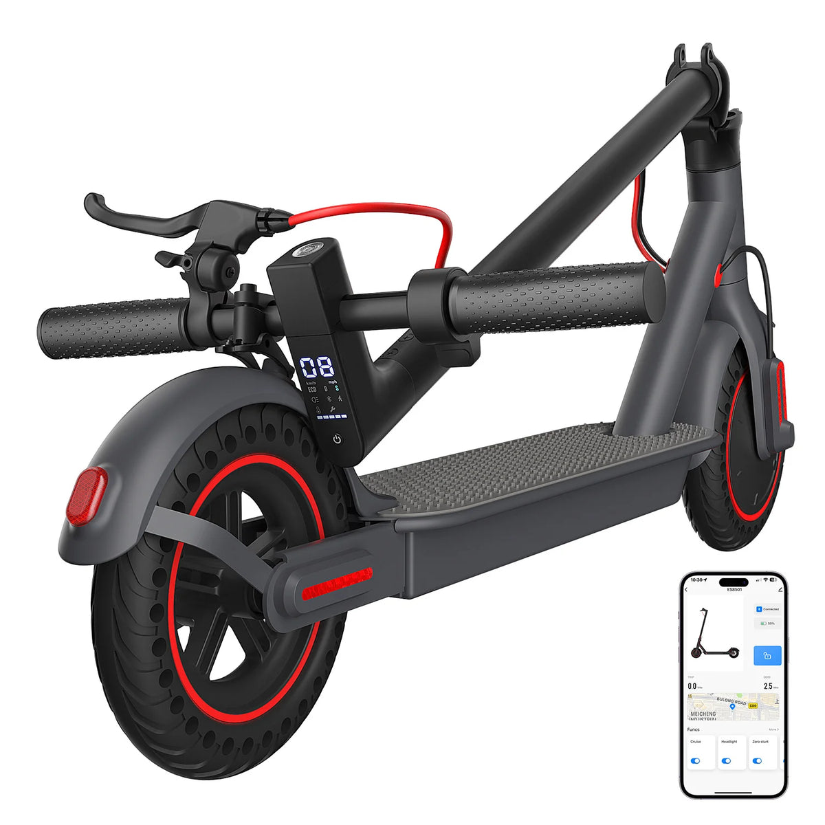 OBX Foldable Electric Scooter for Adults With App Control