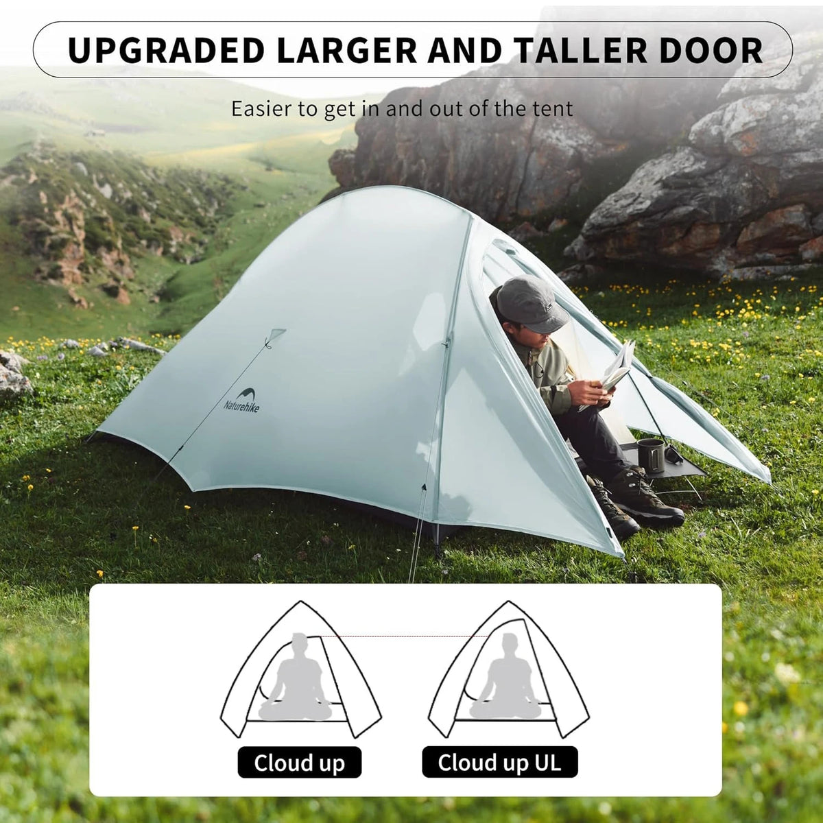 Naturehike Ultralight Double Layer Waterproof Backpacking Camping Tent