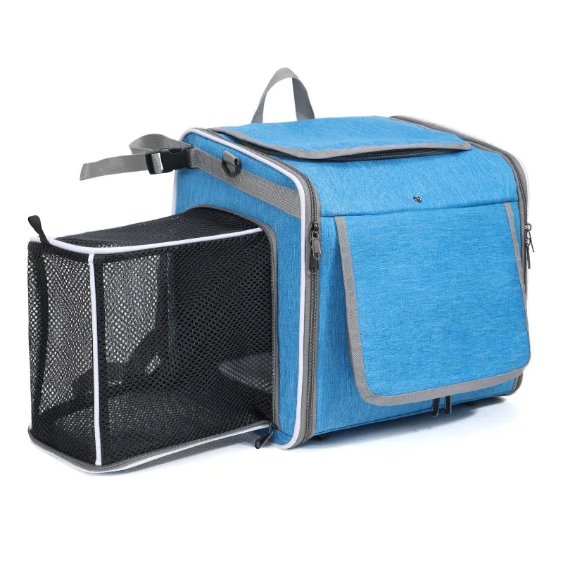 Expandable Cat Carrier Backpack for Travel and Outdoor Adventures