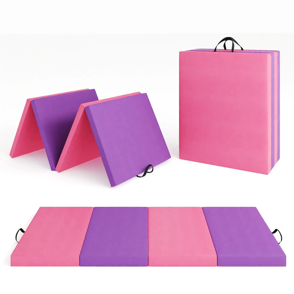 HiMISS Folding Gymnastics Tumbling Mat For Home Fitness And Yoga
