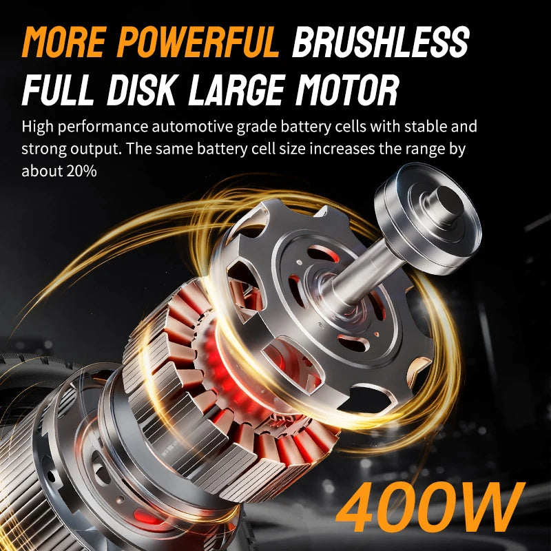 Folding Electric Bicycle With Triple Shock Absorption Dual Disc Brakes