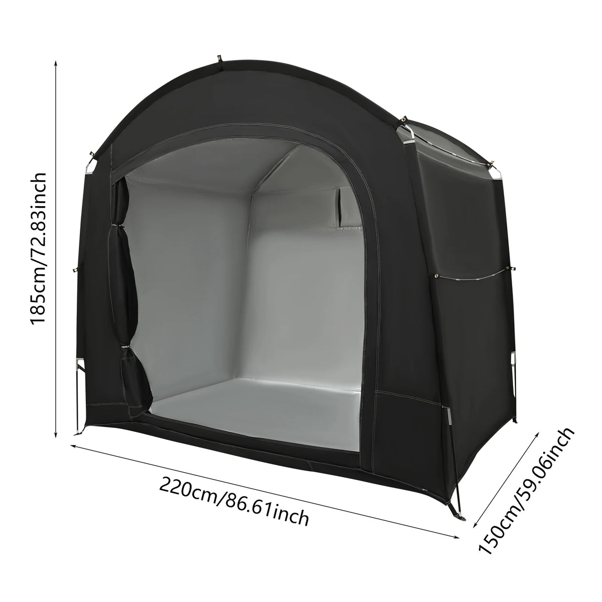 Portable Waterproof Bicycle Storage Shed Tent for Outdoor Protection
