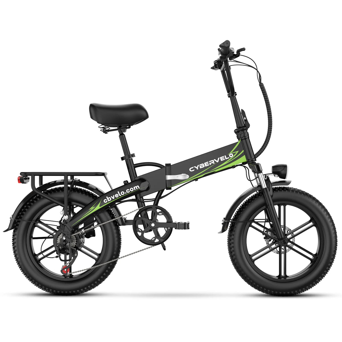 Cybervelo Foldable Off Road Electric Bike With Long Range Battery