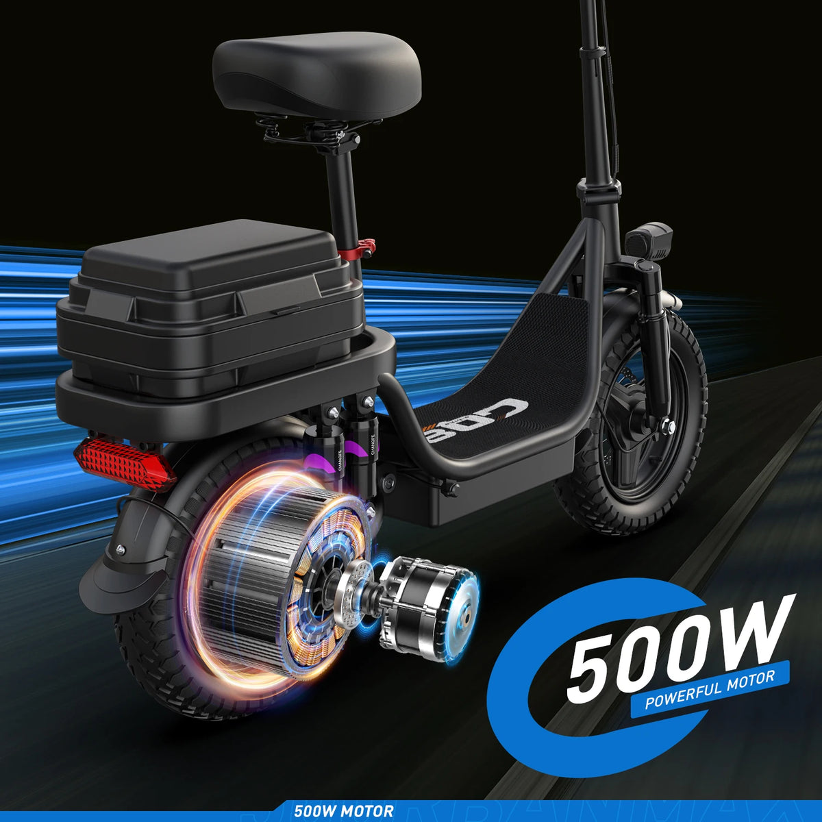UPlee GQ8 Electric Bike With Fat Tires And Three Riding Modes