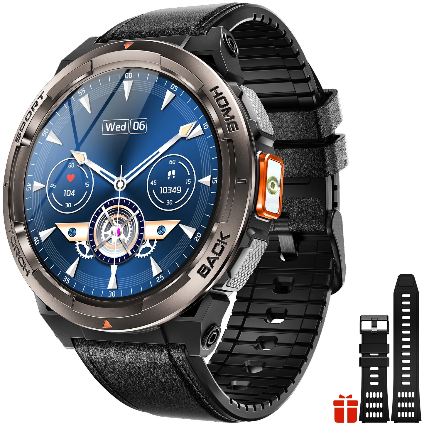 EIGIIS KE5 Smart Watch 3ATM Waterproof With Compass Barometer