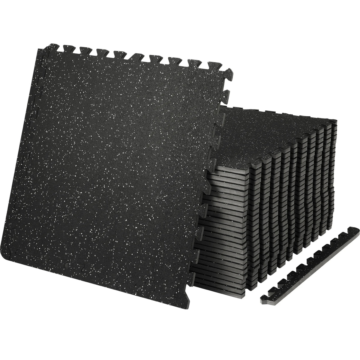 SucceBuy Interlocking Eva Foam With Rubber Gym Exercise Mats