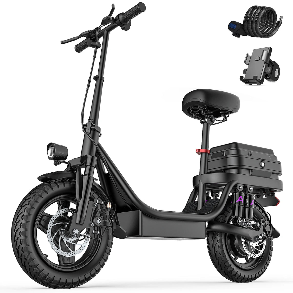 UPlee GQ8 Electric Bike With Fat Tires And Three Riding Modes