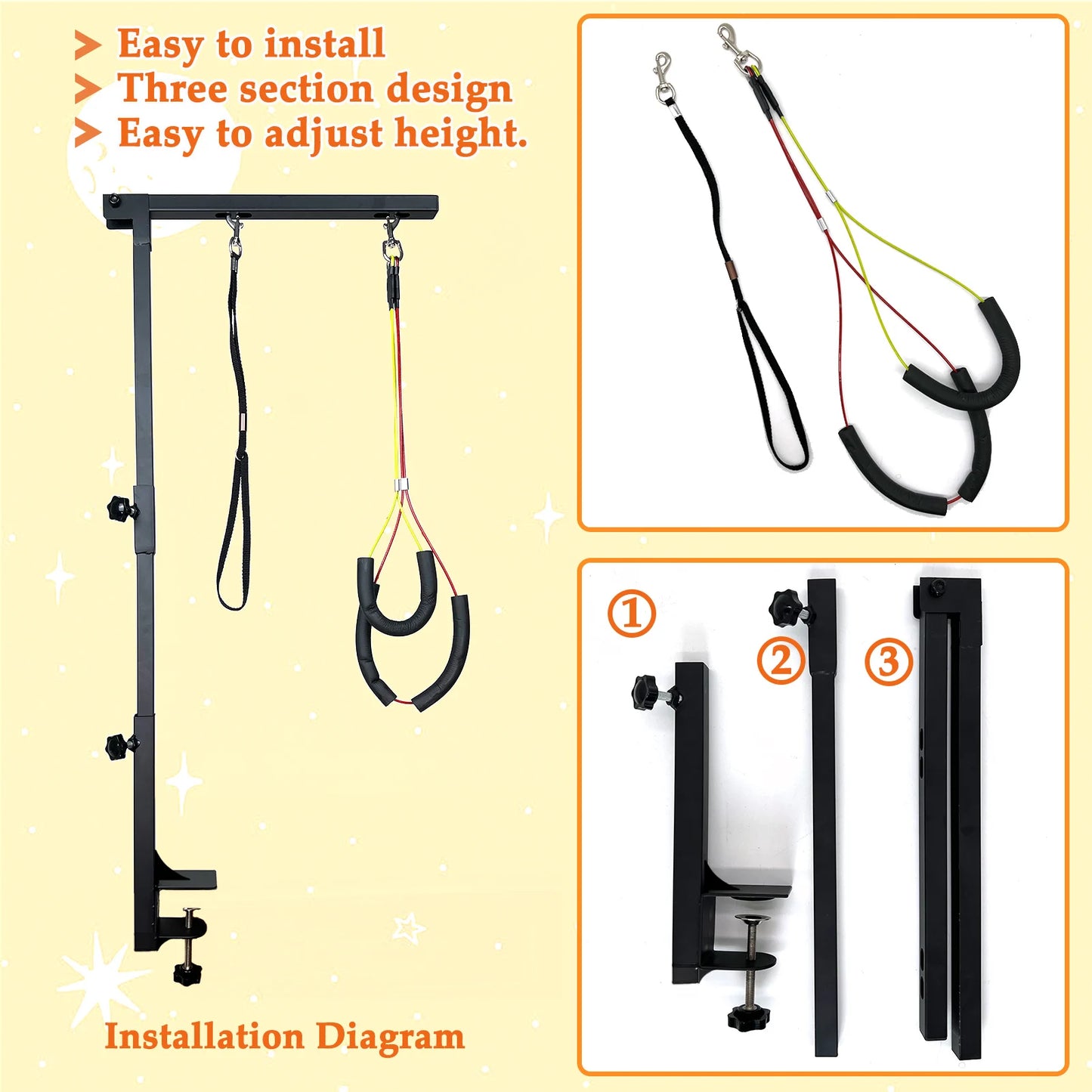 Dog Grooming Arm With Clamp For Small And Medium Dogs