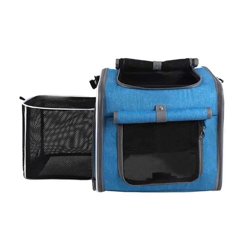 Expandable Cat Carrier Backpack for Travel and Outdoor Adventures