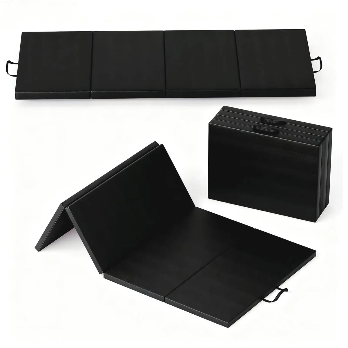 HiMISS Four Fold Gymnastics Mat for Tumbling, Yoga and Workouts