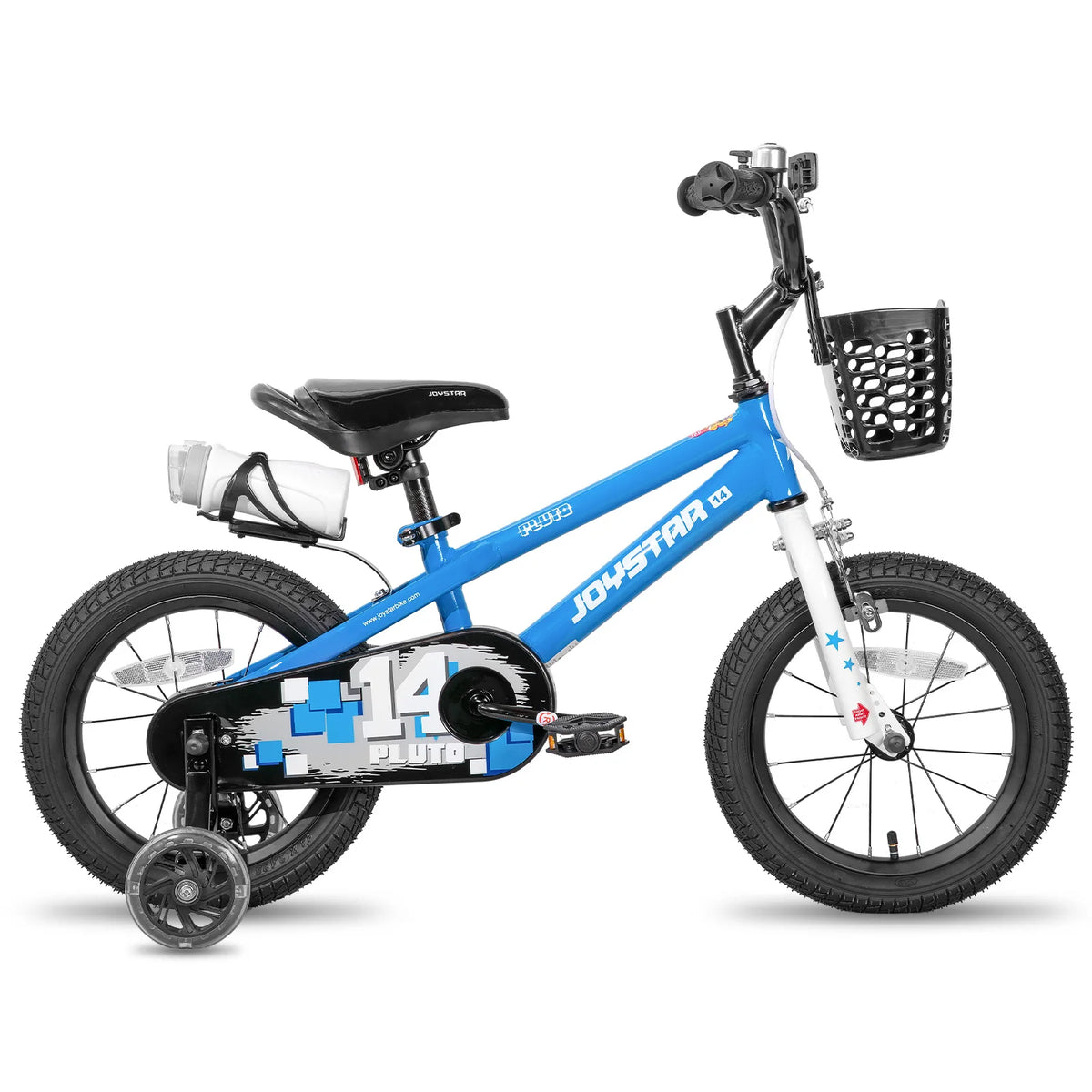 JOYSTAR Children Bicycle With Light Up Training Wheels Drum Brake