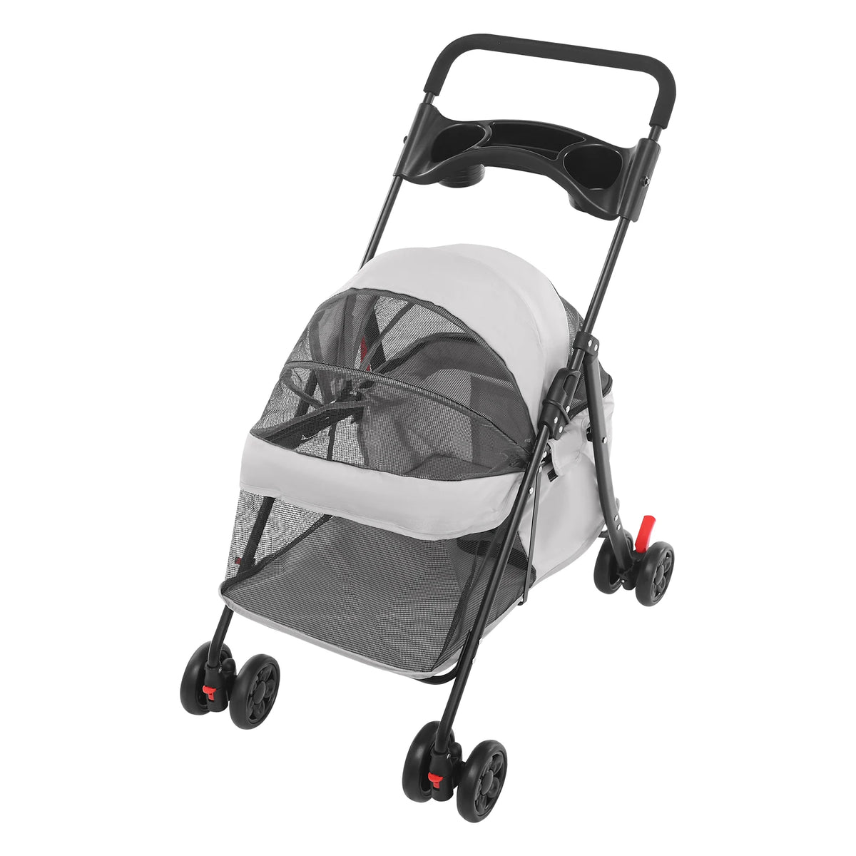 Bymaocar Foldable Pet Stroller Cart for Dogs and Cats