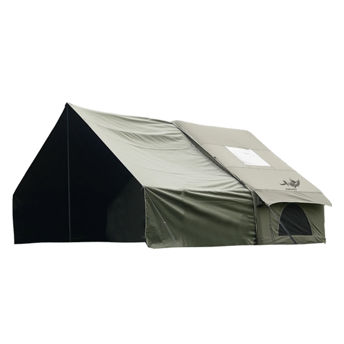 Pakicetus Inflatable Camping Tent With Extended Sun Canopy