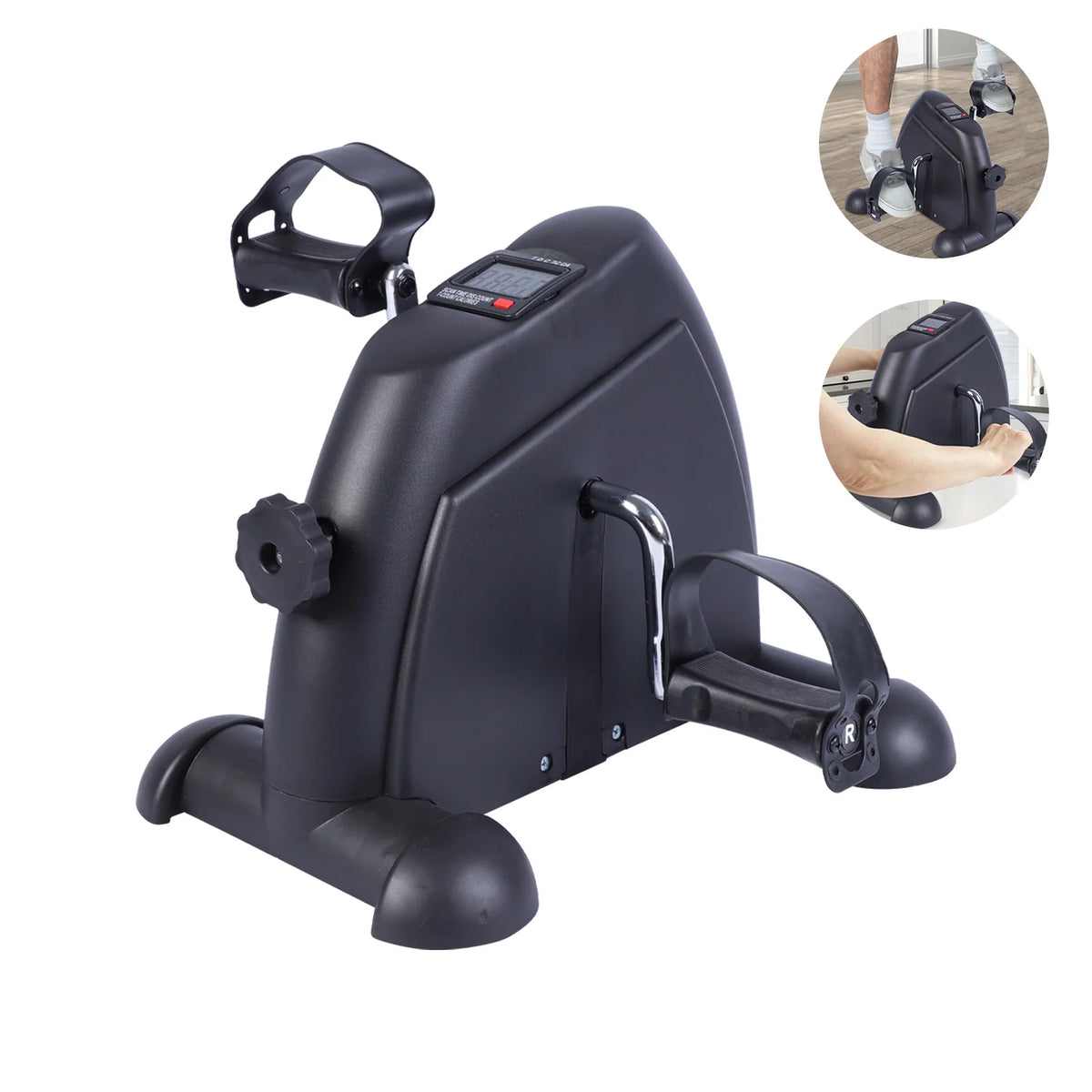 Motorized Under Desk Pedal Exerciser Bike With LCD Display