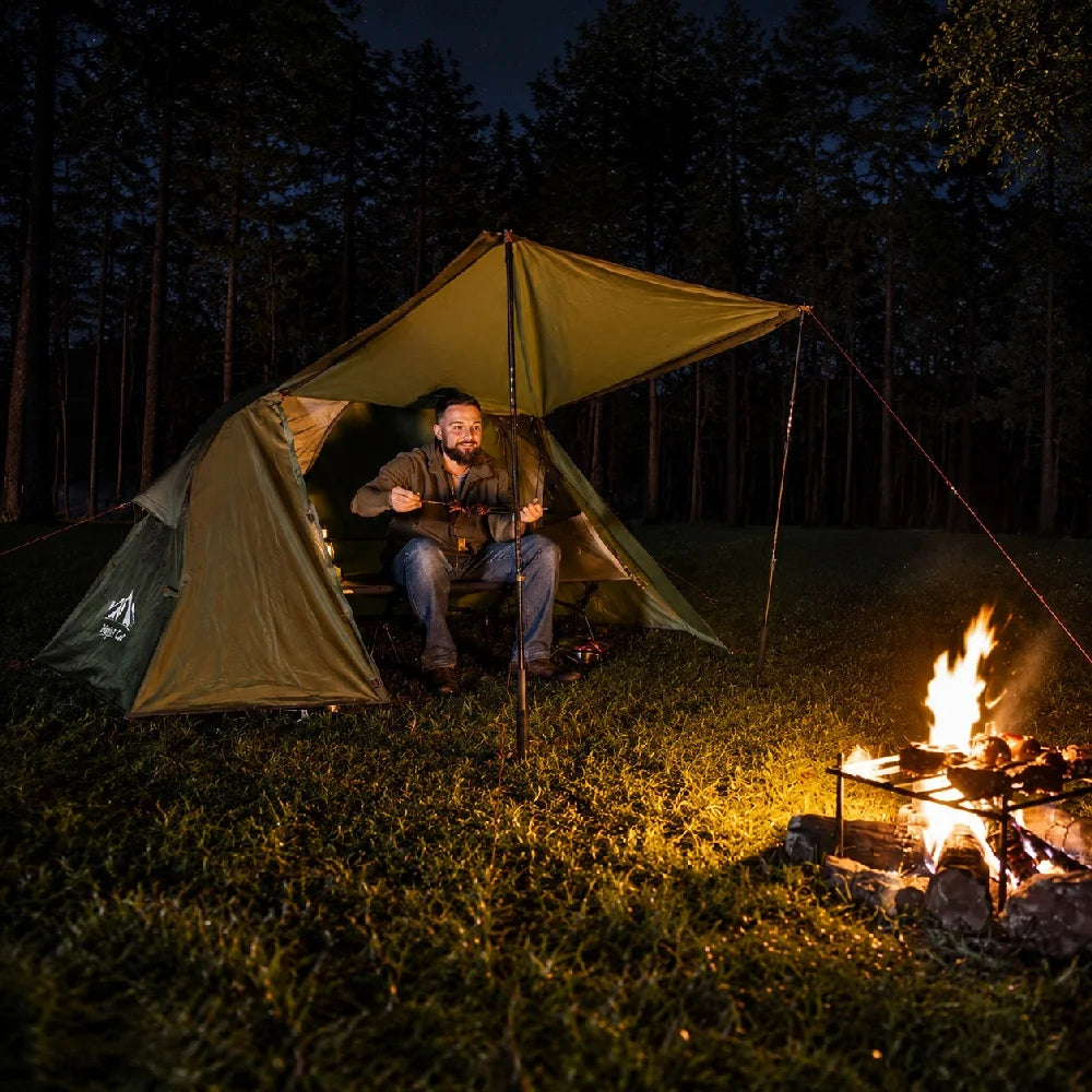 Night Cat Elevated Camping Cot Tent With Waterproof Mesh Shelter