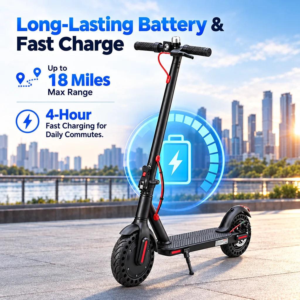 350W Foldable Electric Scooter With App Control And Solid Tires