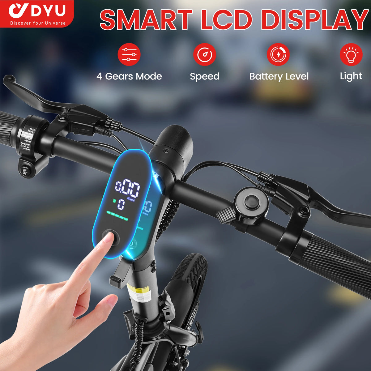 DYU D3F Folding Electric Bike For Convenient City Riding