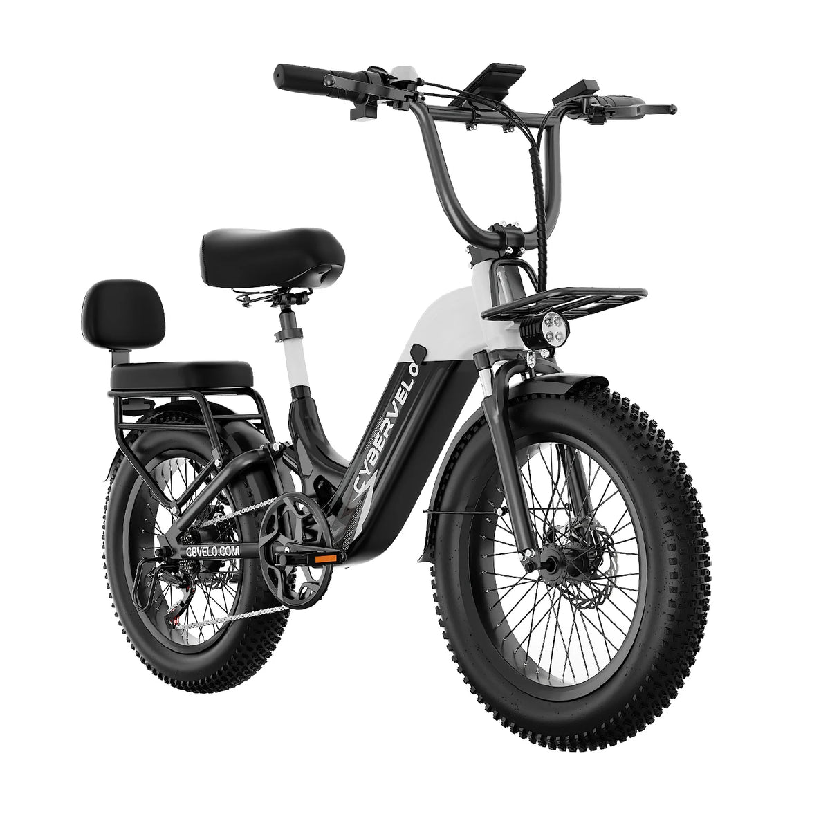 Cybervelo Step Through Commuter Electric Bike With Long Range Battery