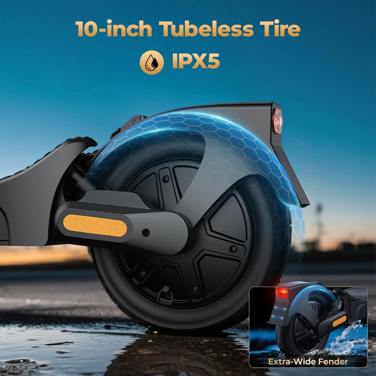 HeroPick 1000W Folding Electric Scooter With Smart App Support