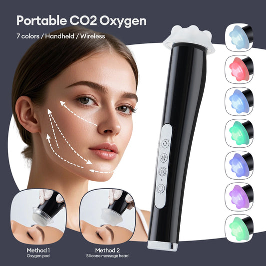 Foreverlily CO2 Oxygen Bubble Pen LED Photon Skin Care Device