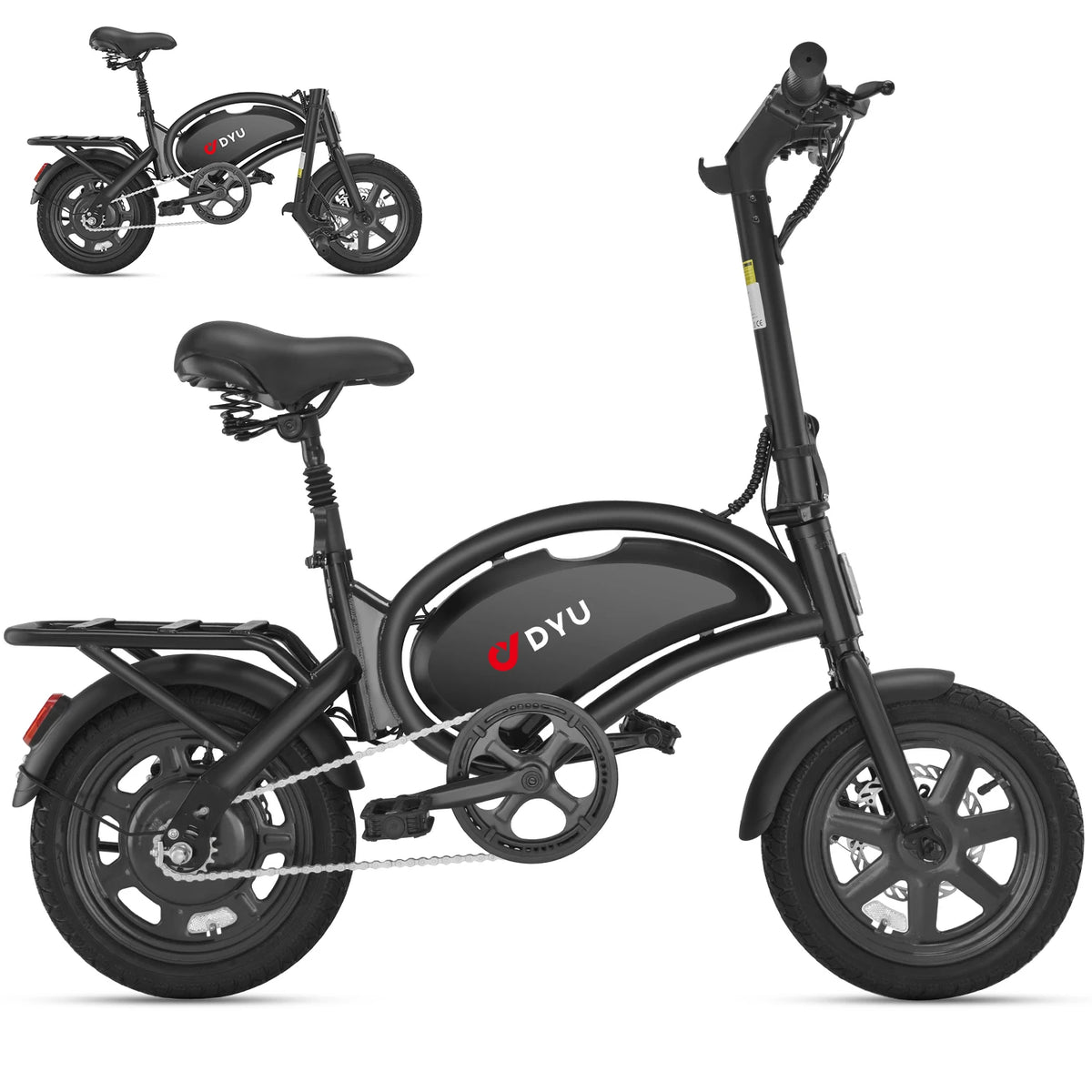 DYU D3F Folding Electric Bike For Convenient City Riding
