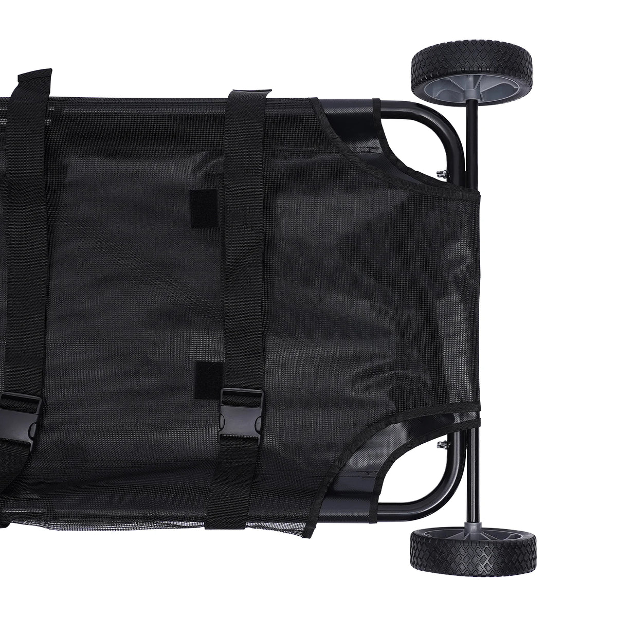 Foldable Pet Stretcher Carrier With Wheels And Adjustable Strap