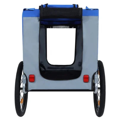 Foldable Pet Bicycle Trailer for Large Dogs and Outdoor Adventures
