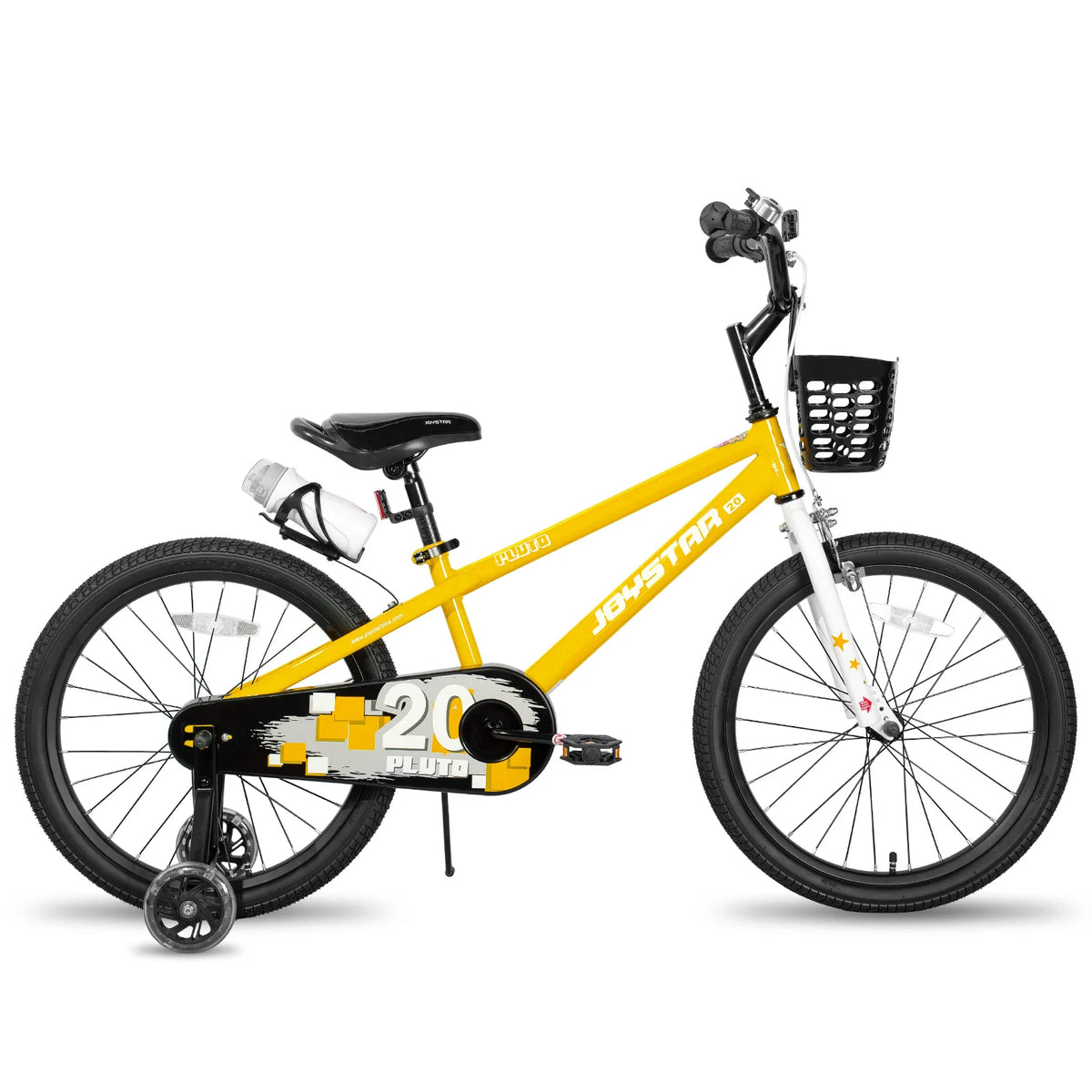 JOYSTAR Children Bicycle With Light Up Training Wheels Drum Brake